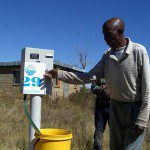 Prepaid-Wasserzähler in Südafrika