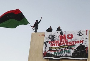 Libyer gegen Militärintervention