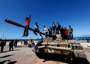 Tank in Libya