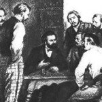 Marx und Engels in Paris (1844)