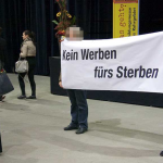 Bochum: Protest gegen die Bundeswehr