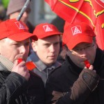 Gewerkschafter beim Aktionstag der IG Metall „Arbeit - sicher und fair“ (Foto: IG Metall, CC BY-NC-SA 2.0)