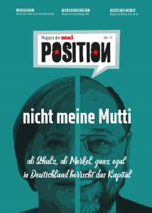 Dieser Artikel ist aus unserem Magazin POSITION, Ausgabe #4/17. Du kannst das Heft einzeln bestellen (1,70€) oder abonnieren (ab 10€/Jahr): position@sdaj-netz.de